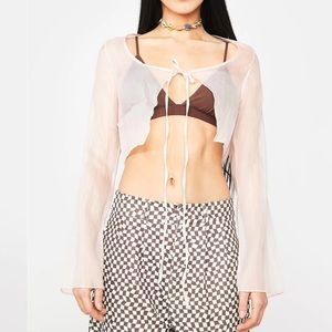 Pepper Mayo sheer top